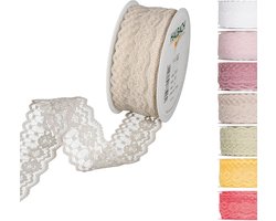 37mm x 15m, kleur: linnen