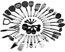 39-delige keukengerei set - Hoge kwaliteit kookgerei set - Design keukenhulpset