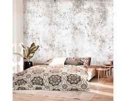 392cm X 280cm - Zelfklevend fotobehang - Urban Stijl, Betonnen oude muur, Premium print