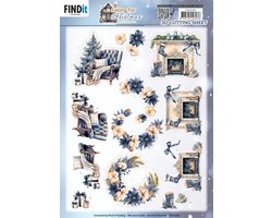 3D Cutting Sheets - Berries Beauties - Falling for Christmas - Christmas Baubles 1 stuks