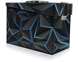 3D-gamingdesign opbergdoos - veelzijdig en decoratief - 1 stuk - metaal - 20x15x10 cm