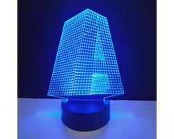 3D LED Lamp - Letter - A