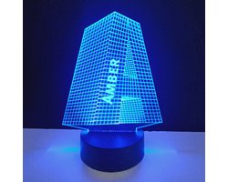 3D LED Lamp - Letter Met Naam - Amber