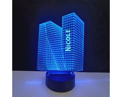 3D LED Lamp - Letter Met Naam - Nicole