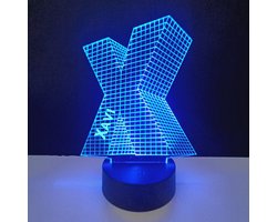 3D LED Lamp - Letter Met Naam - Xavi