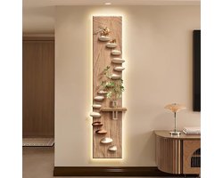 3D LED Muurkunst - Wandschildering Landschap - Woonkamer Decoratie - Frameloos Diepte Effect - 40x150cm - Niet gespecificeerd
