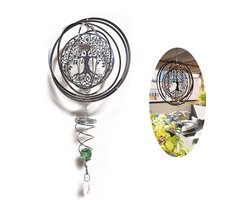 3D metalen Windgongen-Windvanger-Tuin decoratie-hangende windgong -Outdoor Wind Bell- 3D opvouwbare roterende windgong- levensboom-terras decoratie-Voor tuin - Huis - Ramen-58m