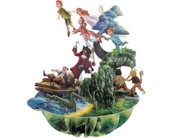 3D pop-up wenskaart - Peter Pan - voor kinderen en volwassenen - verjaardag | Fantasie, avontuur, kinderboek