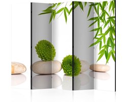 3D Tapijt Vouwscherm - Kamerscherm - Scheidingswand - Green Relax II [Room Dividers] 225x172 - 3D Tapijt