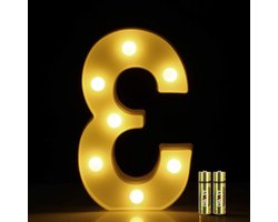 3D Verlichte Cijferlampen en Letterlampen voor Feestdecoratie en Nachtverlichting, Perfect voor Verjaardagen en Speciale Gelegenheden
