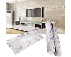 3D zelfklevende folie waterdicht en rookdicht behang van massief hout fleece - schimmelvrij - rol van 10 m x 0.53 m (per stuk) - Creëer sfeer in huis met deze folie.