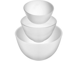 3pcs Facial Brush Silicone Face Mixing Bowls - Flexibele Rubber Mengkom Set voor Schoonheidssalon - DIY Gezichtsmasker