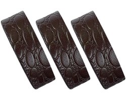 3PCS riemlus leren riemtiphouder voor doe-het-zelf-knutselriembevestiging, geschikt voor riemen van 38 mm breed