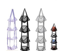 3stuks - opbergtas - hangende opberger - opbergtassen - opbergrek - wandopberger - opbergtas - Voor het verticaal opbergen van ballen, tassen, helmen en knuffels - 30×30×110 cm - Geschikt voor garages, huizen en kelders