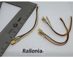 3x aansluitkabel JST-connector 74461/74462 voor Märklin (refr. E277847 277847 ) NIEUW