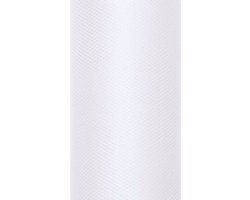 3x rollen tule stof wit 0,15 x 9 meter