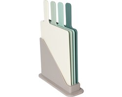 4 delig snijplanken set snijplankenset met houder snijplank kunststof