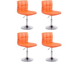 4-delige Loungeset - Comfortabele Stoelset - Kunstleder, Snel Reinigbaar Design