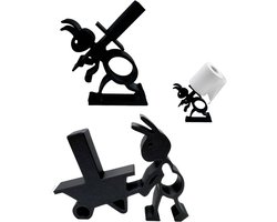4-Delige Mierenservethouder, Creatieve 3D-Geprinte Papierrolhouder, Interessante Huishoudelijke Artikelen, Decoratie-Ornamenten Voor De Woonkamer.