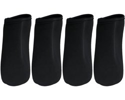 4-delige Set voor Kieming - Glazen Bescherming voor Inmaakpotten en Hydroponische Ballen - Coarse Cover en Lichtbescherming voor Mason Jars