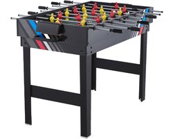 4-In-1 Combinatie Speeltafel, 48 Inch Air Hockey, Pooltafel, Tafelvoetbal, Tafeltennis, Multifunctionele Sporttafel voor Familiespeelkamer, Kantoor