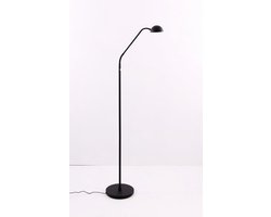 4 jaar garantie op LED - Highlight Parma - vloerlamp leeslamp LED geïntegreerd -M mat zwart