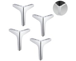 4-pack metalen meubelpoten voor banken, DIY meubelpoot vervanging