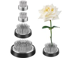 4 Pcs Flower Frog Ronde Kenzan - Roestvrijstalen Bloem Schikking Houder - Flower Hedgehog - Roe Bloemen - Ikebana Kenzan voor Tuin - Hotel - Decoratie - Kunst - Thuis - Leven