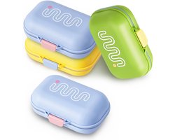 4 reizen zeepbakjes, lekvrije draagbare zeepbakjes, dopamine kleur zeepbakje met deksel, sterk verzegelde bar container, ideaal voor reizen, badkamers, sportscholen, slaapzalen, camping