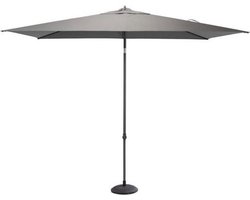 4 Seasons Azzurro parasol 200 x 300 cm antraciet solefin - houtlook frame