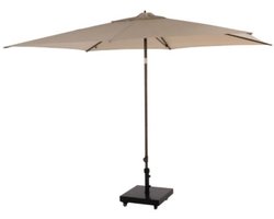 4 Seasons Azzurro stokparasol 200x300 cm beach solefin - Wenge frame
