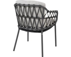4 Seasons Calpi lounge dining stoel - antraciet