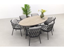 4 Seasons Calpi/GI Edison 220x115 cm. - ovale tuinset
