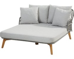 4-Seasons Daybed - Teak/Silver Grey