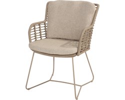 4 Seasons Fabrice lounge dining stoel - Latte