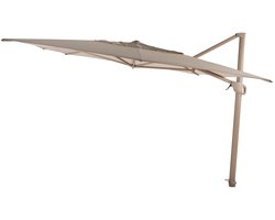 4 Seasons Hacienda zweefparasol 300x400 cm frame latte - doek sand
