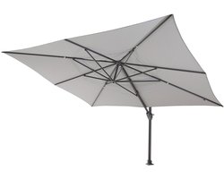 4-Seasons Hacienda Zweefparasol 300x400 cm. - Mid Grey