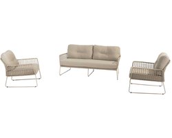 4 Seasons Outdoor Albano loungeset 3-delig - latte