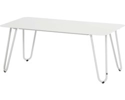 4 Seasons Outdoor Cool lounge tuintafel 110x59x45 cm - wit