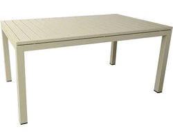 4 seasons outdoor- Crown tafel - Sand - aluminium - 160 x 95