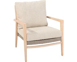 4 Seasons Outdoor Julia Low Dining Tuinstoel - Brushed Teak