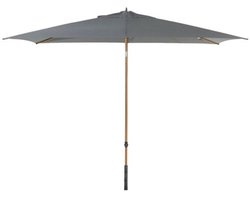4 Seasons Outdoor parasol azzurro 300cm charcoal