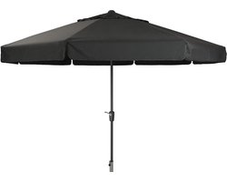 4 Seasons Outdoor Parasol Toledo - Diameter: 350 cm - Antraciet