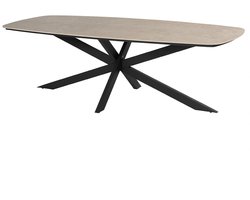 4 Seasons Outdoor Prado Barrel Diningtafel Antraciet - 240 cm