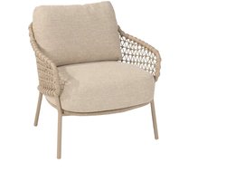 4 Seasons Outdoor Sardinia Low Dining Tuinstoel - Latte