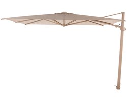 4 Seasons Outdoor Siesta Premium Zweefparasol 300x300 - Sand/Latte Frame