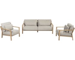4 Seasons Outdoor Sofaset Lucas 3-delig Teak