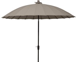 4-Seasons stokparasol Shanghai 300 cm taupe