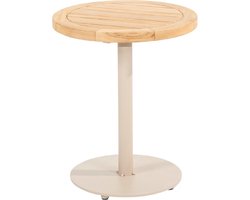 4 Seasons Volta koffietafel - teakhout/taupe - Ø45