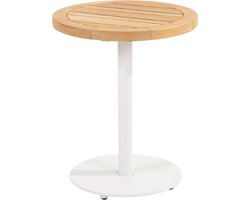 4 Seasons Volta koffietafel - teakhout/wit - Ø45
